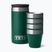 Pahare de camping YETI Shot 48 ml 4 pcs. black forest green