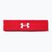 Bentiță pentru bărbați Under Armour Performance Headband 600 roșu-albă 1276990