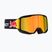 Ochelari de schi Red Bull SPECT Neon black/orange with red mirror