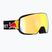 Ochelari de schi Red Bull Spect Fink matt black/orange with red mirror
