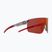 Ochelari de soare Red Bull SPECT Dakota light grey/brown with red-orange mirror