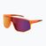 Ochelari de soare Red Bull SPECT Dash matt clear neon-orange/smoke with red-purple mirr