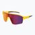 Ochelari de soare Red Bull SPECT Dundee matt clear yellow/ smoke with red-purple mirror