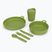 Set de vase turistice Sea To Summit Horizon Dinnerware tarragon