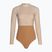 Costum de baie dintr-o piesă pentru femei  Rip Curl Premium Surf LS Surf light brown