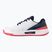 Pantofi de tenis pentru femei Wilson Intrigue Pro Clay W alb/ navy blazer/ dubarry