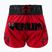 Pantaloni scurți de antrenament pentru bărbați Venum Inferno Muay Thai roșu/gri cărbune/negru