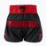 Pantaloni scurți de antrenament pentru bărbați Venum Inferno Muay Thai gri cărbune/roșu