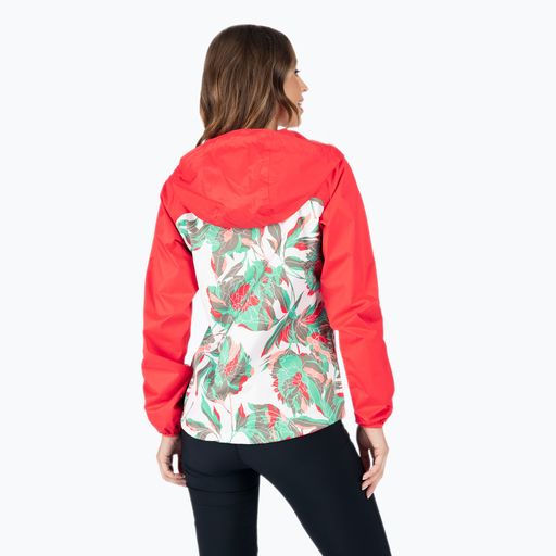 Jachetă de ploaie pentru femei Columbia Street 102 alb/roșu 1718001 3