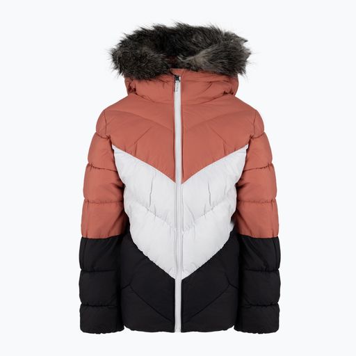 Jachetă de schi pentru copii Columbia Arctic Blast gri-roz 1908241