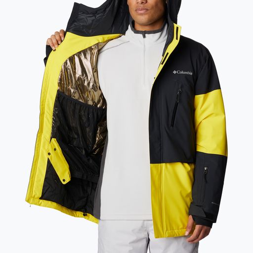 Columbia Aerial Ascender jachetă de schi pentru bărbați galben și negru 1954391 4
