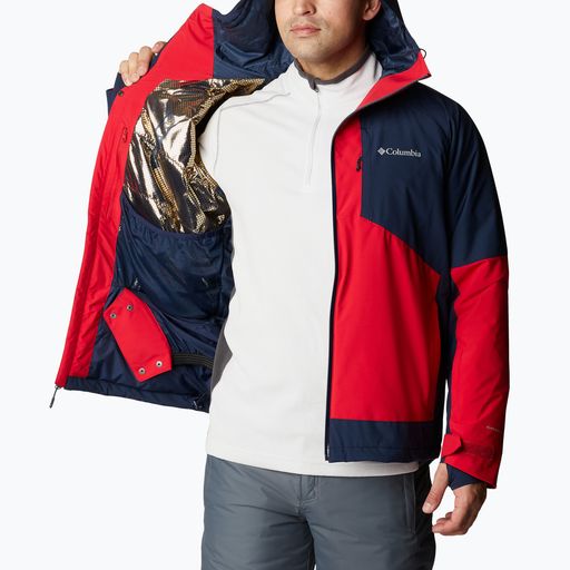 Jachetă de schi pentru bărbați Columbia Centerport II roșu/albastru 2010261 4