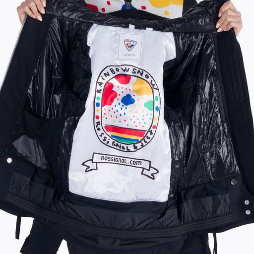Jachetă de schi pentru femei Rossignol Rainbow, negru, RLJWJ28 9