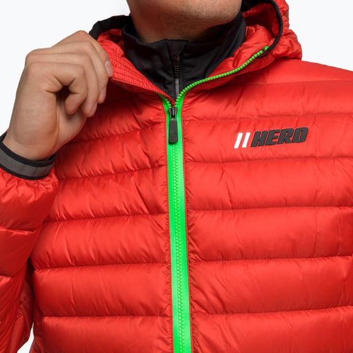 Jachetă de schi pentru bărbați Rossignol Verglas Hero Hood, roșu, RLJMJ83 2