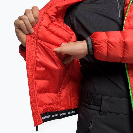 Jachetă de schi pentru bărbați Rossignol Verglas Hero Hood, roșu, RLJMJ83 6