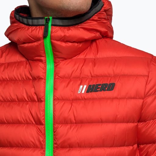 Jachetă de schi pentru bărbați Rossignol Verglas Hero Hood, roșu, RLJMJ83 9