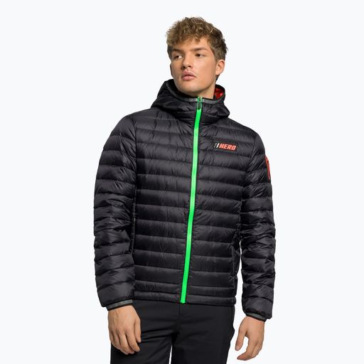 Jachetă de schi pentru bărbați Rossignol Verglas Hero Hood, negru, RLKMJ16
