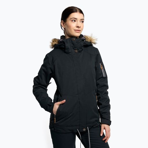 Jachetă de snowboard pentru femei Roxy Meade, negru, ERJTJ03275