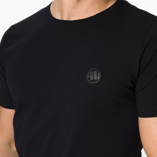 Pit Bull Slim Fit Lycra tricou cu logo mic negru 219309900001 4