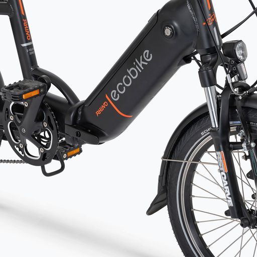 Ecobike Rhino bicicletă electrică neagră 1010203 6