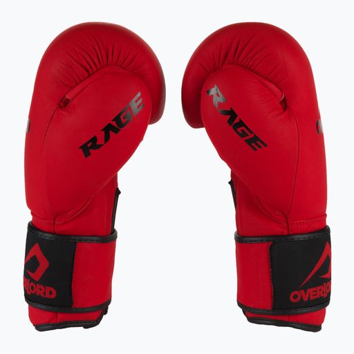 Mănuși de box Overlord Rage roșu 100004-R/10OZ 4