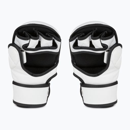 Overlord mănuși de grappling Sparring MMA piele naturală alb 101003-W/M 2