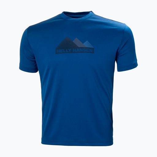 Tricou de trekking pentru bărbați Helly Hansen HH Tech Graphic 606 albastru 63088