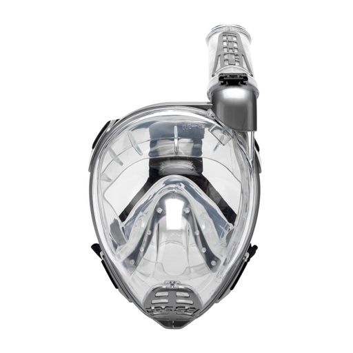 Cressi Duke Dry mască gri cu fața întreagă pentru snorkelling XDT000000 2