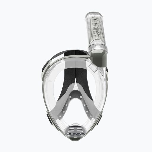 Cressi Duke Dry mască gri cu fața întreagă pentru snorkelling XDT000000 6