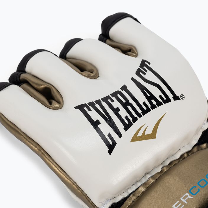Mănuși de antrenament EVERLAST Everstrike Gloves, alb, EV661 WHT/GOLD-S/M 5