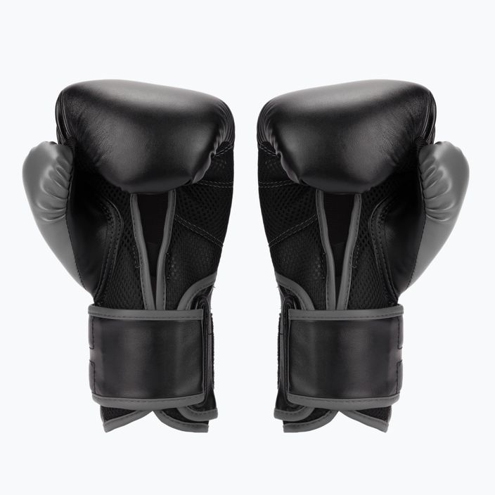 Mănuși de box pentru bărbați EVERLAST Powerlock Pu, negru, EV2200 BLK-10 oz. 2