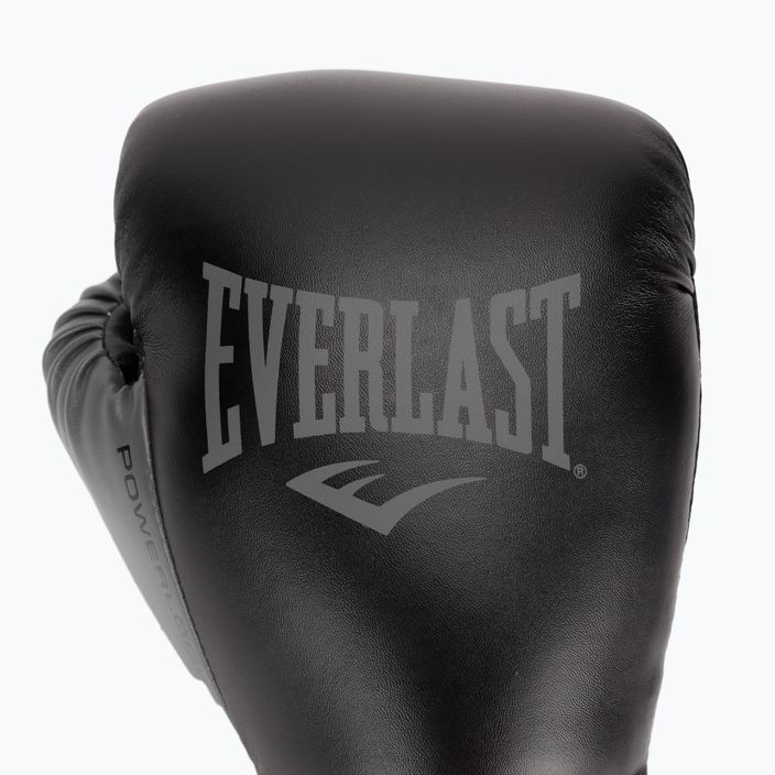 Mănuși de box pentru bărbați EVERLAST Powerlock Pu, negru, EV2200 BLK-10 oz. 5