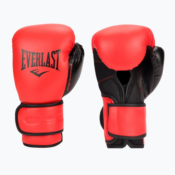 Mănuși de box pentru bărbați EVERLAST Powerlock Pu, roșu, EV2200 RED-10 oz. 3