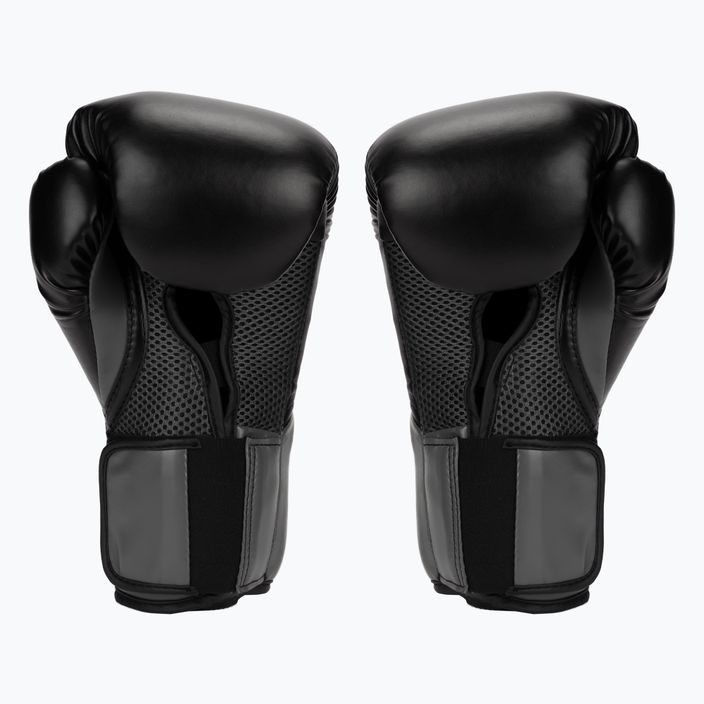 Mănuși de box pentru bărbați EVERLAST Pro Style Elite 5, negru, EV2500 BLK/GRY-10 oz. 2
