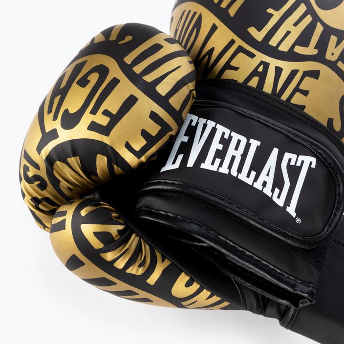Everlast Spark Spark negru/aur mănuși de box EV2150 BLK/GLD 5