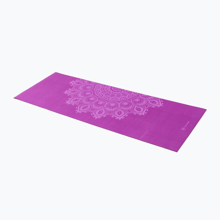 Covoraș de yoga Gaiam Purple Mandala 6 mm mov 62203