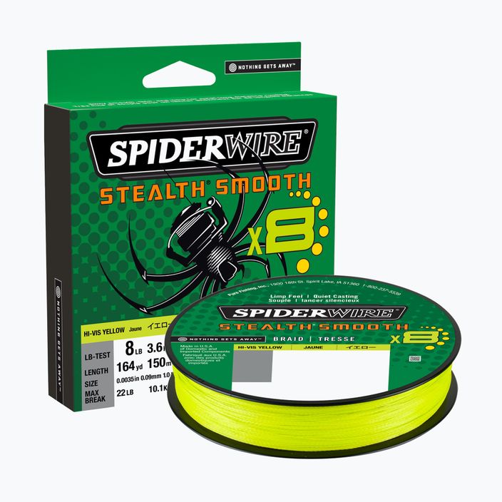 SpiderWire Stealth 8 galben împletitură de spinning galben 1515614 2