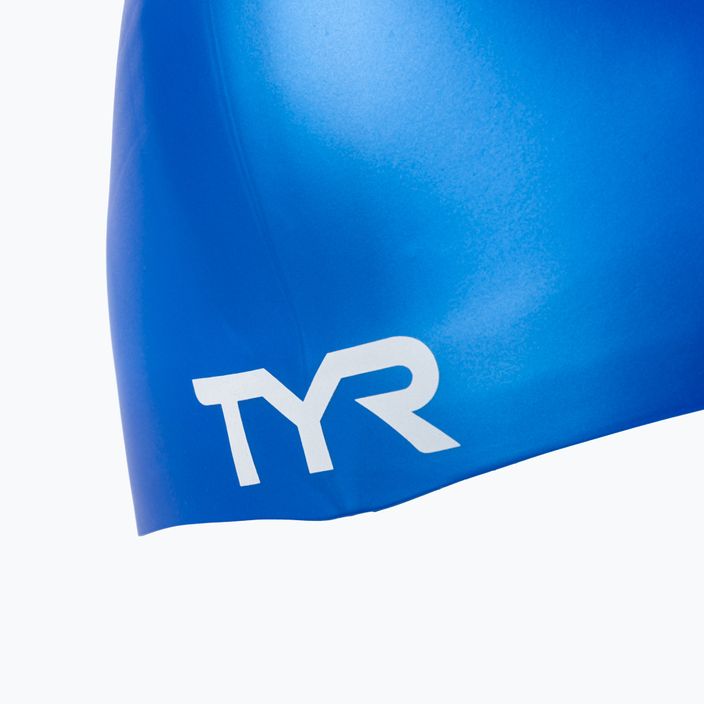 Căști de înot TYR Wrinkle Free blue 3