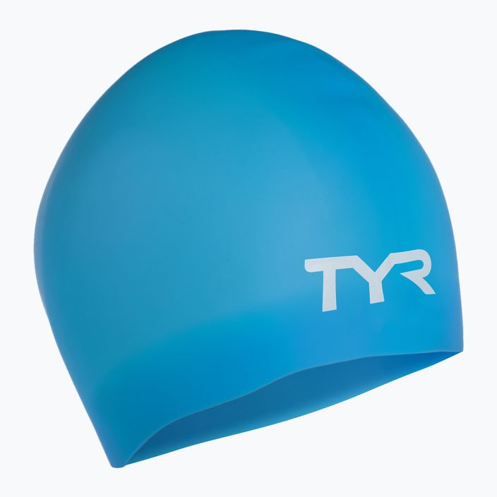 Cască de înot TYR Wrinkle-Free albastră LCSL_420
