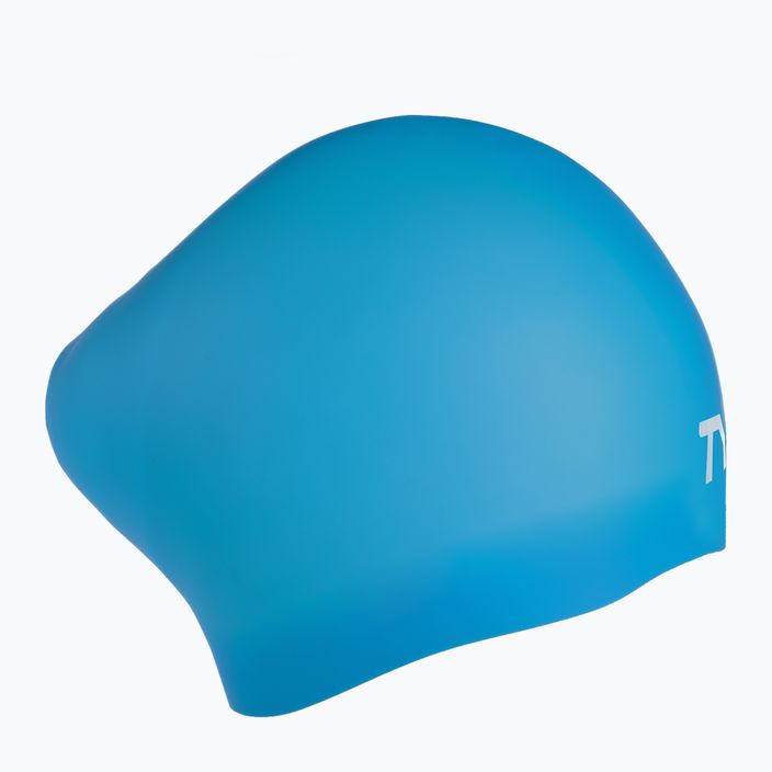Cască de înot TYR Wrinkle-Free albastră LCSL_420 2