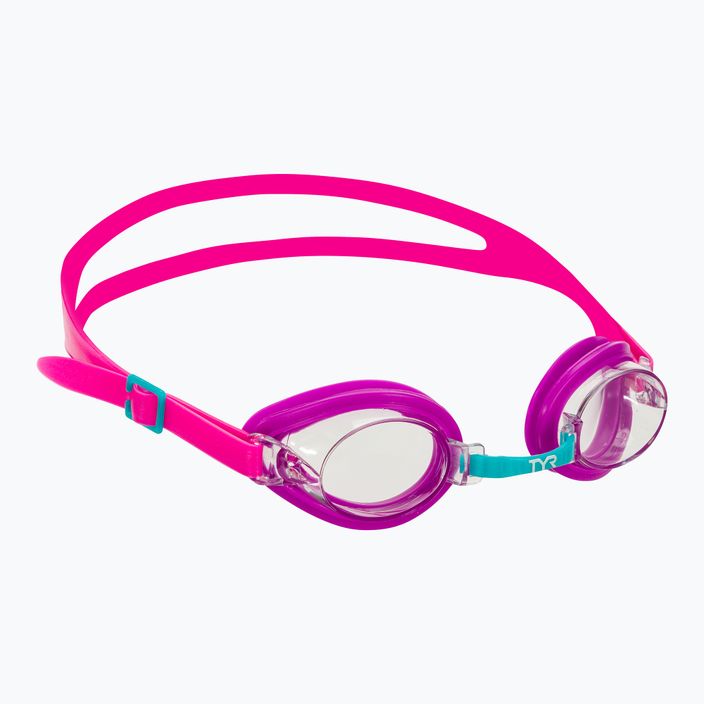 Ochelari de înot TYR Qualifier clear/purple/pink