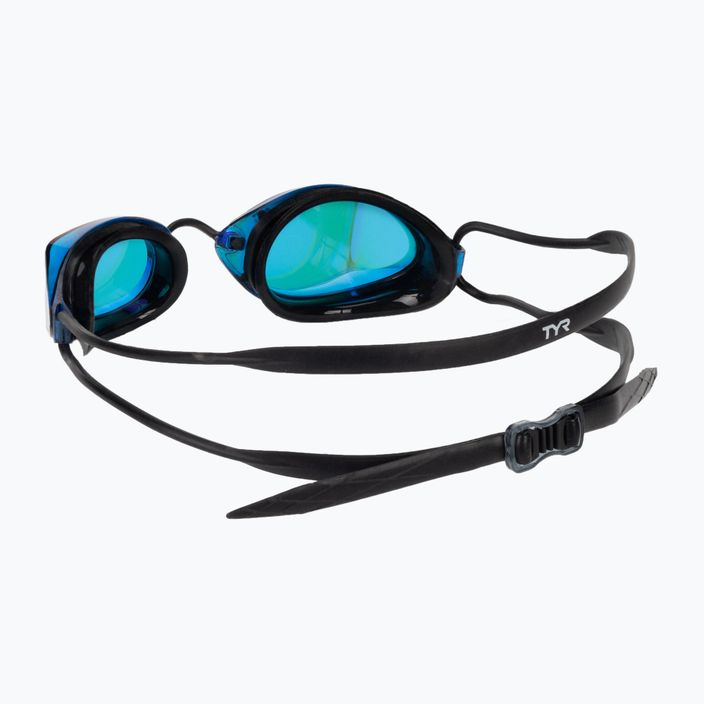 Ochelari de înot TYR Tracer-X Racing Mirrored negru-albaștri LGTRXM_422 4