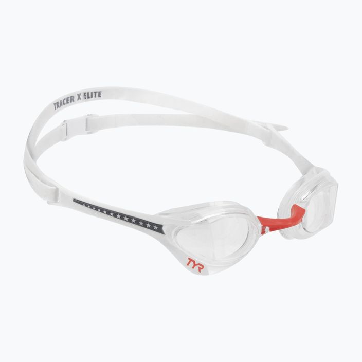 TYR Tracer-X Elite Racing ochelari de înot transparent/roșu/marin LGTRXEL_642