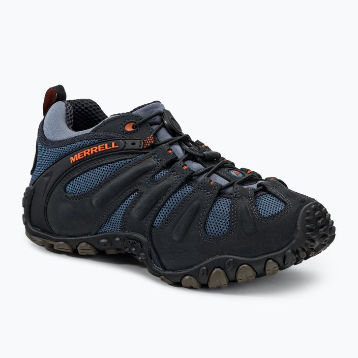 Pantofi de trekking pentru bărbați Merrell Chameleon II Stretch albastru marin și negru J516375