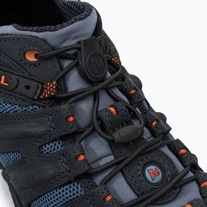 Pantofi de trekking pentru bărbați Merrell Chameleon II Stretch albastru marin și negru J516375 8