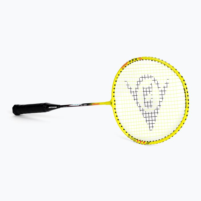 Set de badminton Dunlop Nitro-Star SSX 1.0 4 jucători albastru/galben 13015340 4