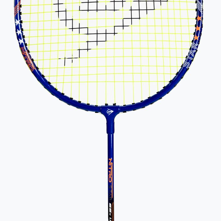 Set de badminton Dunlop Nitro-Star SSX 1.0 4 jucători albastru/galben 13015340 6