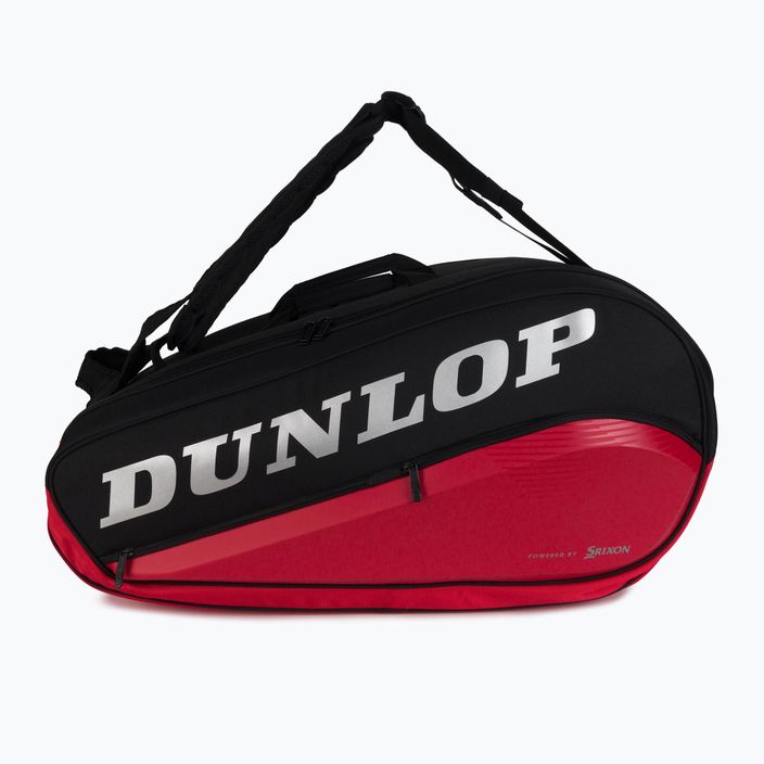 Geantă de tenis Dunlop CX Performance 12Rkt Thermo negru/roșu 103127