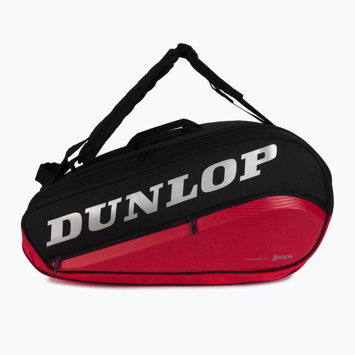 Geantă de tenis Dunlop CX Performance 8Rkt Thermo negru/roșu 103127