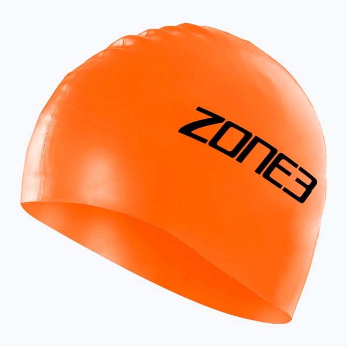 Șapcă de înot de înaltă vizibilitate Zone3 Orange SA18SCAP113_OS 2
